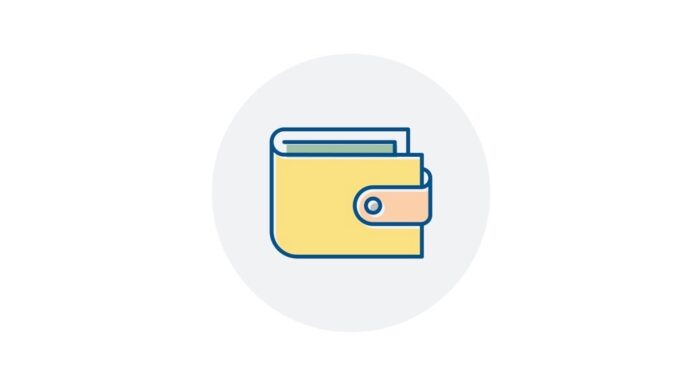 Lineal Color Flat Wallet Icon
